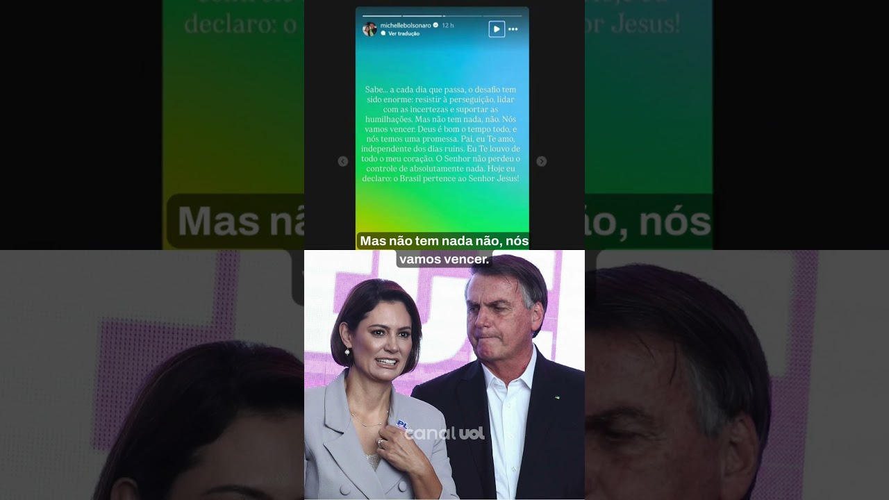 Michelle Bolsonaro fala em humilhação após Moraes mandar polícia monitorar sua casa