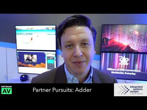 ISE 2025: Jamie Adkin from Adder Talks KVM and Pro AV with NETGEAR AV