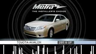 Metra 99-8233B 2011-Up Toyota Avalon Single or Double DIN Dash Installation Kit 