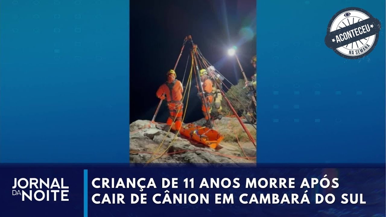 Criança de 11 anos morre após cair de cânion em Cambará do Sul RS | Aconteceu na Semana