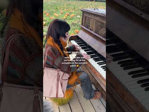 singing for the pumpkins 🎃 #cover #musician #singer #lanadelreycover