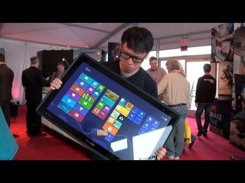 CES 2013: Hands-On with Lenovo's IdeaCentre Horizon - UCiDJtJKMICpb9B1qf7qjEOA