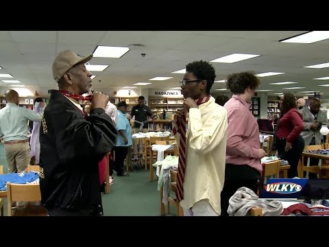 Dressing for success: Western High School seniors received free dress shirts and ties ahead of gr...