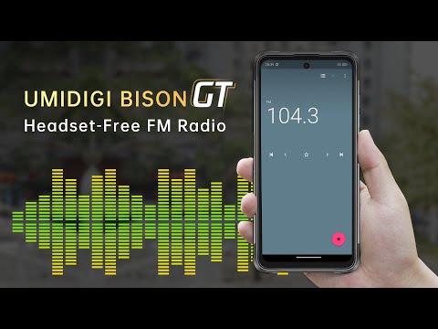 UMIDIGI BISON GT - Enjoy Headset-Free FM Radio Anytime, Anywhere