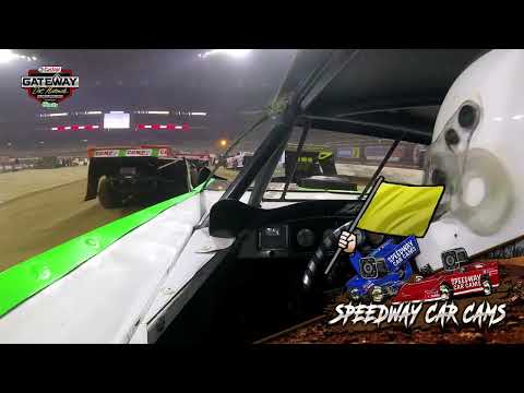 #71W Zach Wohlers at the Gateway Dirt Nationals 2024 Super Late Model - dirt track racing video image