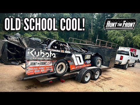 Our Open Trailer Came in Handy! We’re Traveling Light to Our Next Race - dirt track racing video image