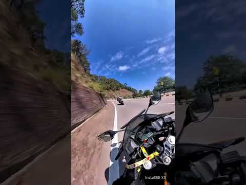 Riding BMW s1000rr in mountains , love those turns and leans. #superbike #motovlog #bmw #s10001