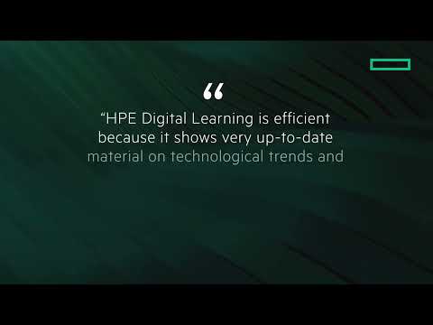 HPE Digital Learning TV Testimonial 1