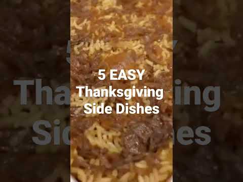 Need some side dishes for Thanksgiving? I''m sharing 5 easy ones with you!