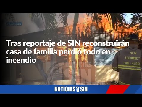 Reconstruirán casa de familia se quemó en incendio