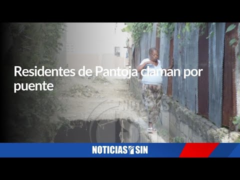 Residentes de Pantoja claman por puente