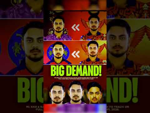 ISHAN RITARN NI MI TEAM IN IPL2026.🥺🤔#KYA ISHAN KO SRH NE RELEASE KARNE WALE HAI#SRH#MI#KKR#RR#😱😜🏏🥰🎯