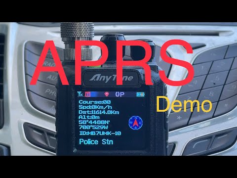 Anytone 878 Aprs demo!