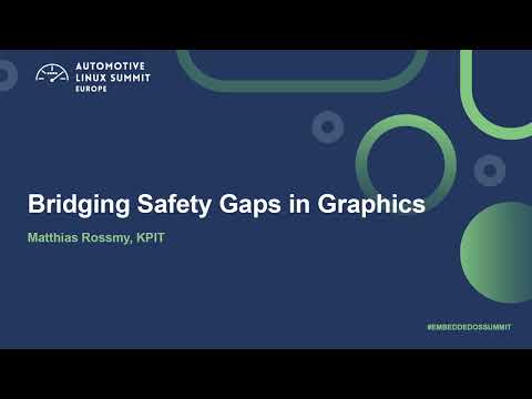 Bridging Safety Gaps in Graphics - Matthias Rossmy, KPIT