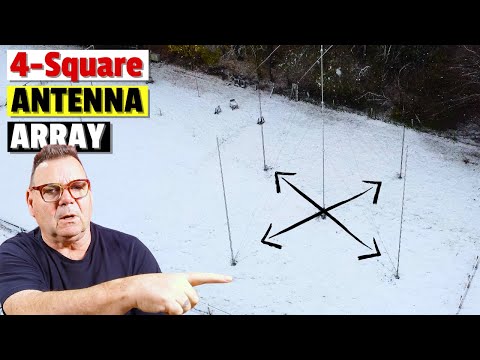 Tower Project: 4 Square 40m Antenna Array Prep & Installation