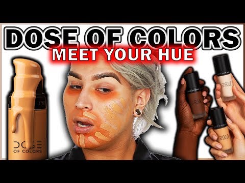 DOSE OF COLORS Meet Your Hue Foundation... Honest AF Review - UCINqHpYYqlCPyW1h12M0vtA