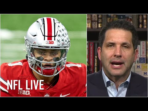There's a 'distinct possibility' Justin Fields is the third QB drafted - Adam Schefter | NFL Live