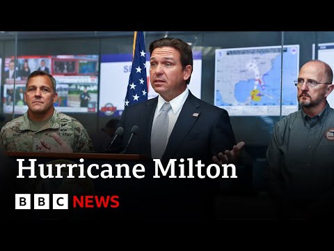 Florida prepares for 'catastrophic impact' of Hurricane Milton  | BBC News