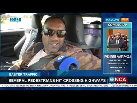 Easter Traffic | Several pedestrians hit crossing highways