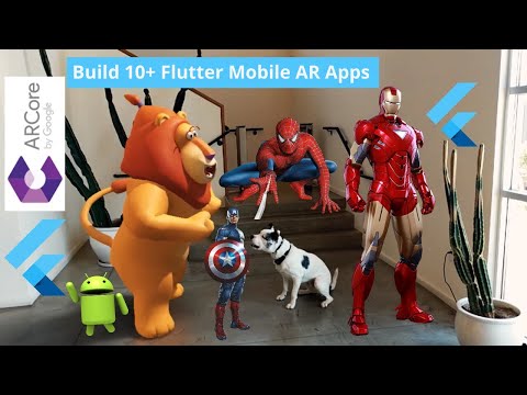 Become Flutter ARCore Developer & Build 10+ Flutter Android AR Apps – Augmented Reality Course 2021