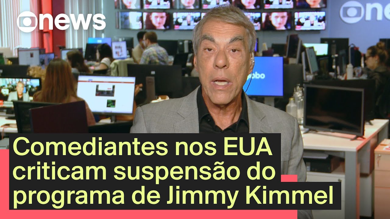 Comediantes nos EUA criticam suspensão do programa de Jimmy Kimmel