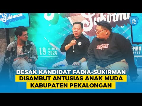 Desak Kandidat Fadia-Sukirman Disambut Antusias Anak Muda Kabupaten Pekalongan