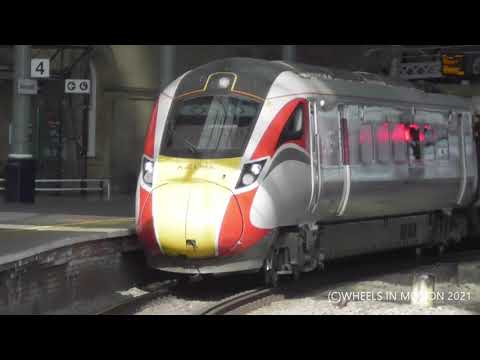 [HD] Trains on the Tyne at Newcastle Station 24/04/2021