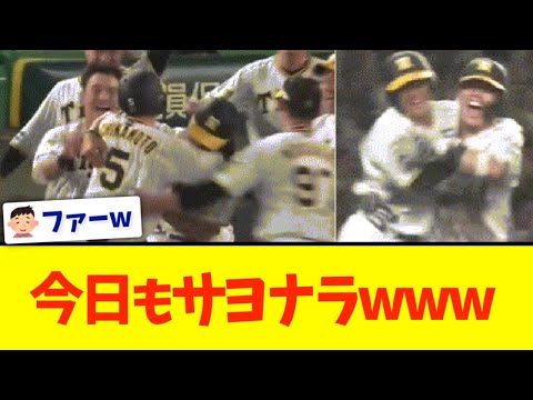 【草】阪神、二試合連続逆転サヨナラ勝ち！