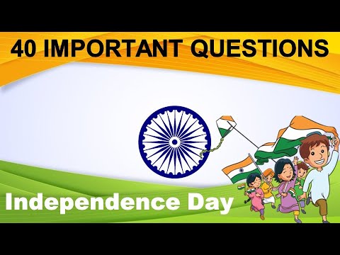 Independence Day Quiz | 40 Important Questions on Indian Independence  and Republic Day | INDIA QUIZ