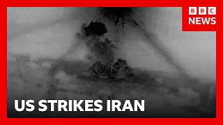 Thumbnail for the video "Iranian targets hit by the US after attack on cargo ship | BBC News" from BBC News