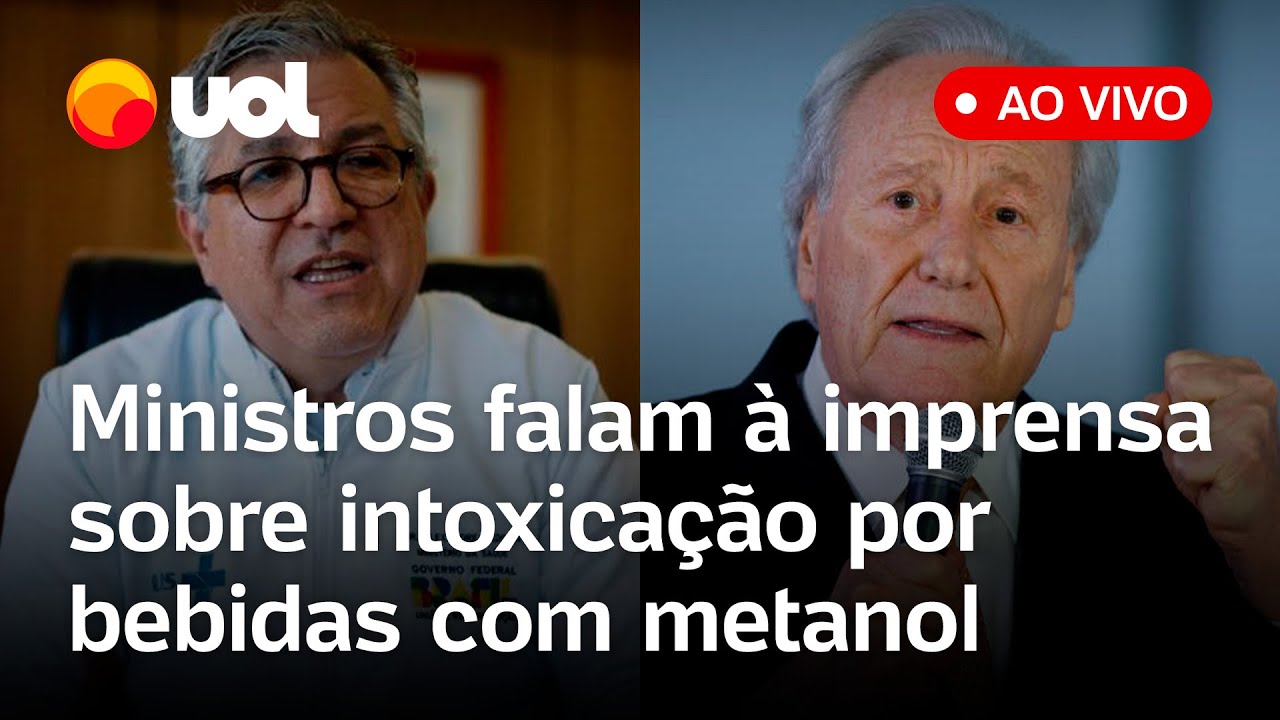 Bebida com metanol: ministros discutem casos de intoxicação e apresentam plano de ação do governo