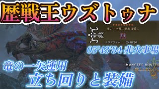 歴戦王ウズトゥナ 漣の古き都に眠れば愛し 弓非火事場 竜の一矢運用 05'48'94【 モンハンワイルズ / MHWilds 】