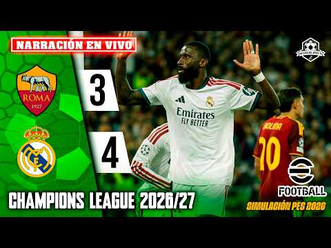 ✅ Roma vs Real Madrid EN VIVO - Champions League