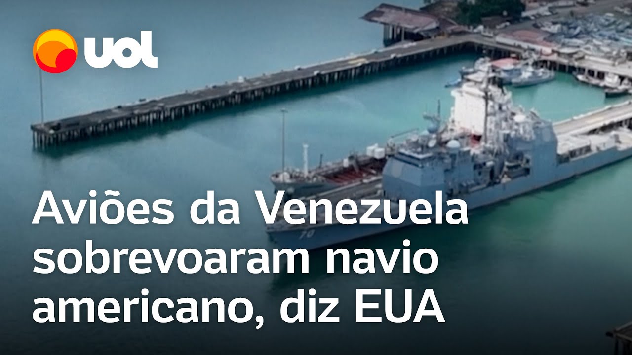 Aviões da Venezuela sobrevoaram navio dos EUA diz Pentágono