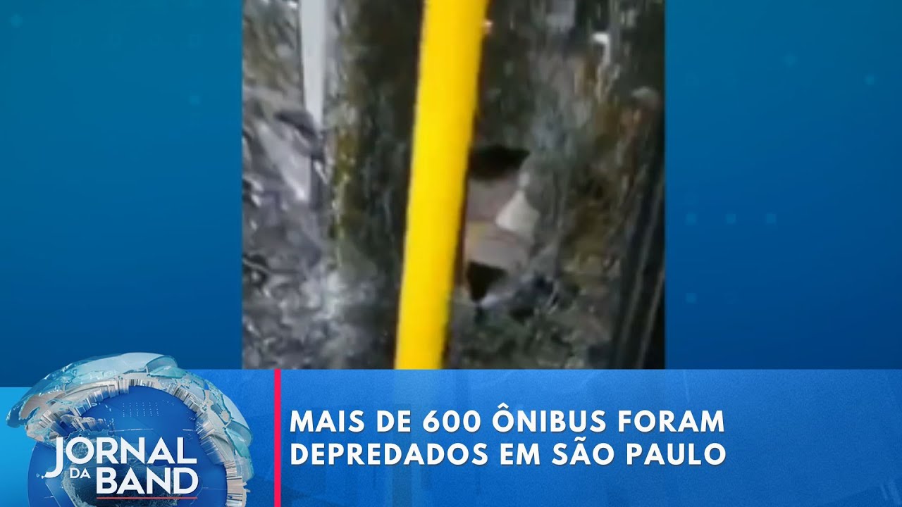 Mais de 600 ônibus foram depredados em São Paulo | Jornal da Band