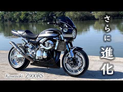 さらに進化を遂げたZ900RS！カスタムペイントが激シブ！とってもキレイにお手入れされたカスタムバイク紹介します！マフラー音！Motorcycle exhaust sound！