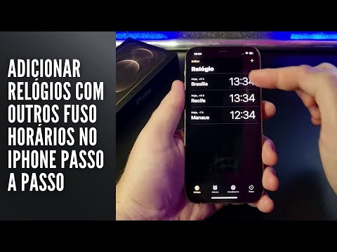 Adicionar Relógios com Outros Fuso Horários no iPhone Passo a Passo