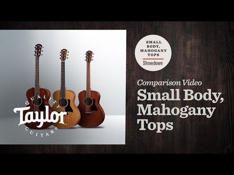 Taylor Guitars Showdown: GS Mini-e Mahogany vs. GTe Mahogany vs. AD22e