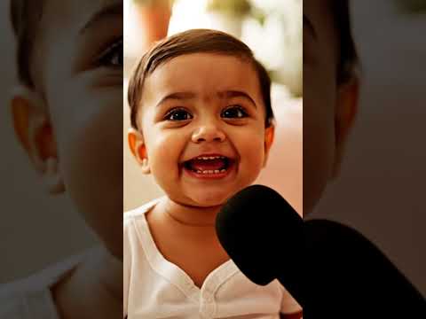 Dabe Mai daba, dabe Mai Cake, Meri Phopho Lakhon Mai Aik 😍❤️ Cute Baby Ai Interview #baby #aivideo