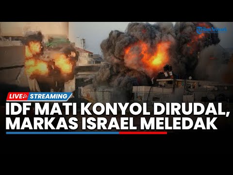 ?IDF Mati Konyol Dirudal Al-Qassam saat Sembunyi, Gedung Runtuh hingga Markas di Israel Meledak