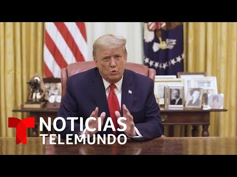 Donald Trump publica en Twitter un mensaje grabado con críticas a la toma del Capitolio