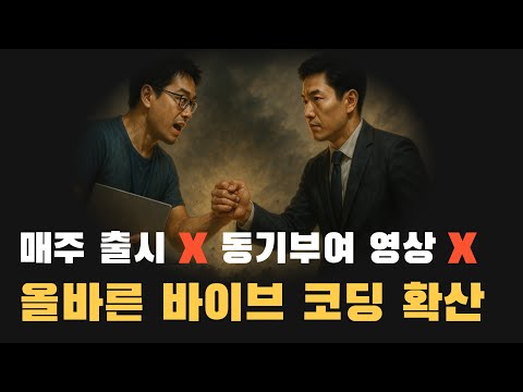 죄송합니다. 올바른 바이브 코딩 문화의 확산을 위해 힘쓰겠습니다!