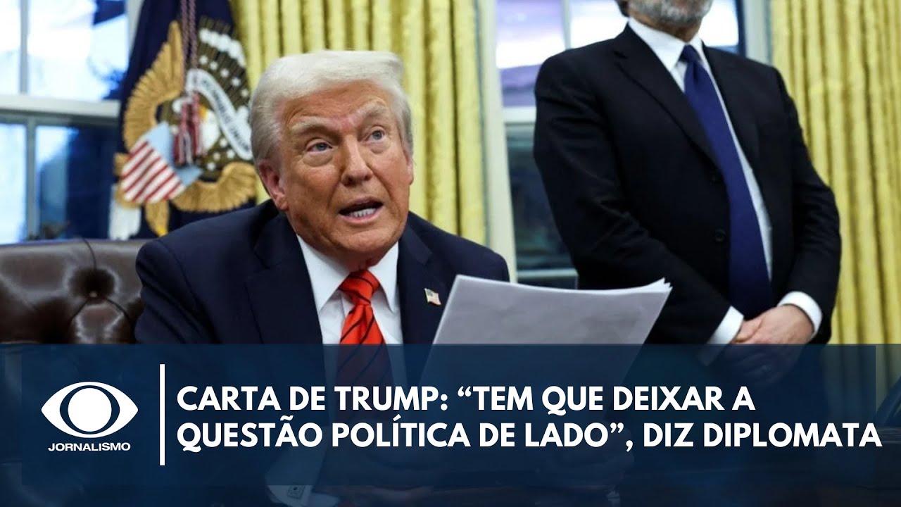 Tem que deixar a questão política de lado diz diplomata sobre carta de Trump | Canal Livre