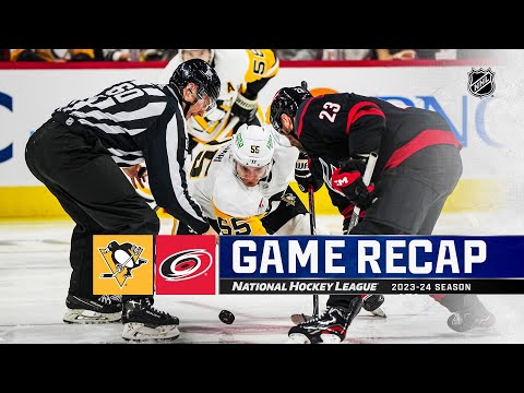 Penguins @ Hurricanes 11/18 | NHL Highlights 2023