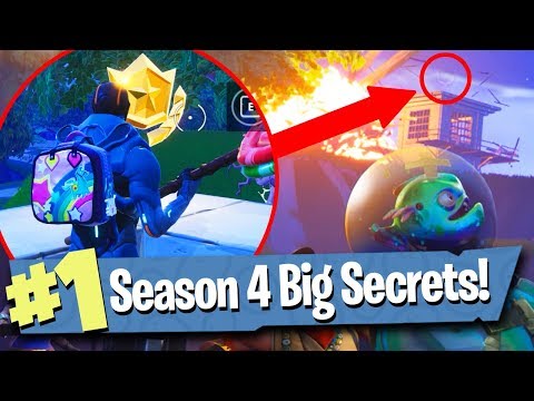 13 SECRETS + EASTER EGGS IN SEASON 4 - Fortnite Battle Royale - UCWiPkogV65gqqNkwqci4yZA