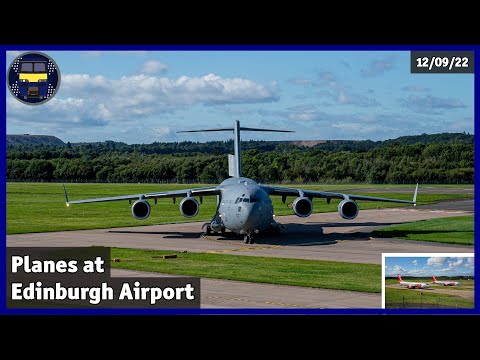 *Royal Airforce C17s | 7700* Planes at Edinburgh Airport | 12/09/22