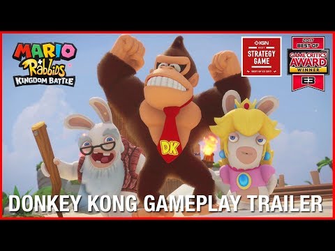 Mario + Rabbids Kingdom Battle: Donkey Kong Adventure DLC | Gameplay Trailer | Ubisoft [NA] - UCBMvc6jvuTxH6TNo9ThpYjg