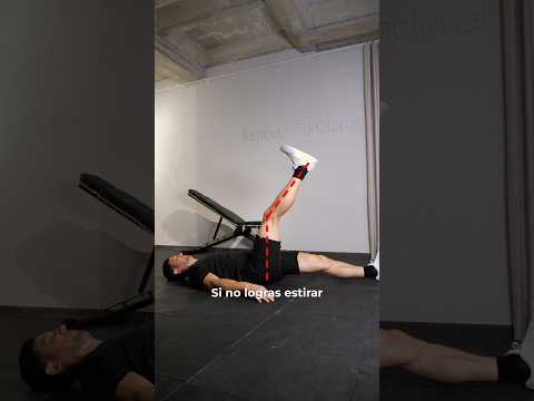 Cómo estirar bien tus piernas 👉 Este estiramiento es para los que no tienen buena flexibilidad.