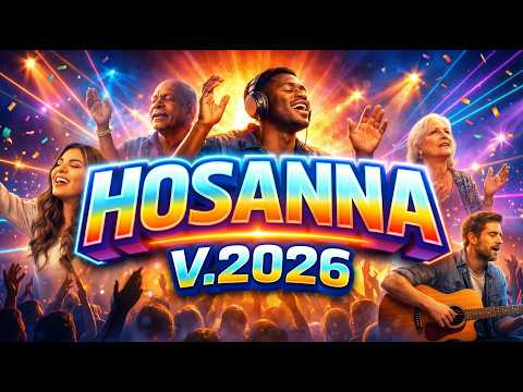 🎶Alabanza Hosanna Jesus Eres mi Rey Version 2026🛡️|🙏Sálvanos Jesús LETRA + MÚSICA 🎵