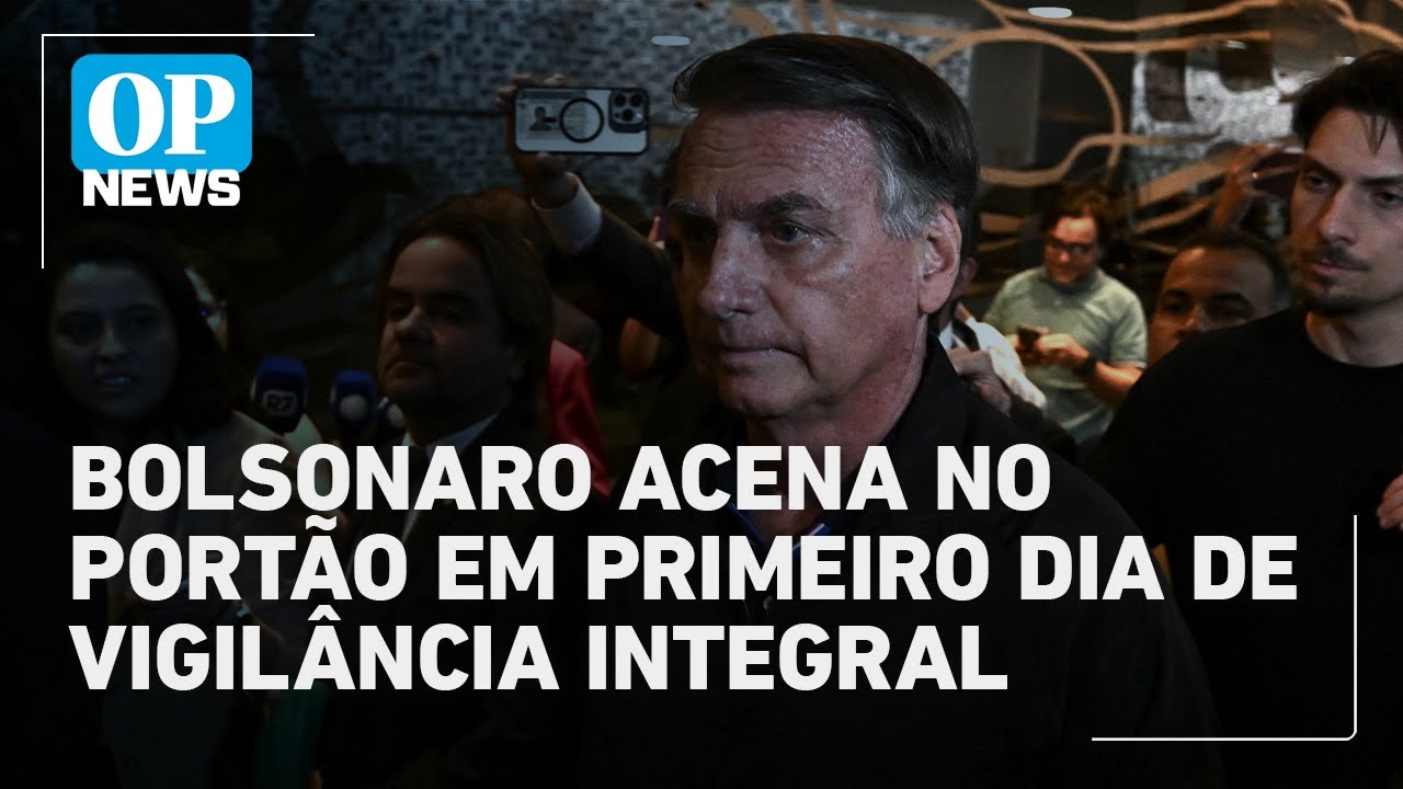 Internautas pedem VAR após Bolsonaro acenar do portão durante prisão domiciliar | O POVO News